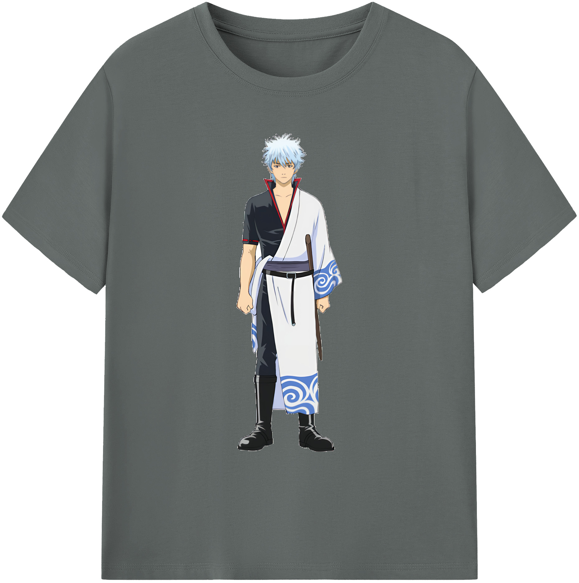 （画像用） ぎんたま 坂田銀時（さかたぎんとき） 神楽 志村新八（しむら しんぱち） GINTAMA Sakata Gintoki Kagura Shimura Shinpachi 綿100％ メンズ半袖Tシャツ｜肌触りやわらか＆通気性